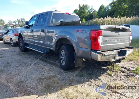 2022 Ford F-250 Xl из США, поврежденный, VIN 1FT7W2B61NEG39234